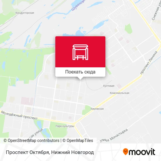 Карта Проспект Октября