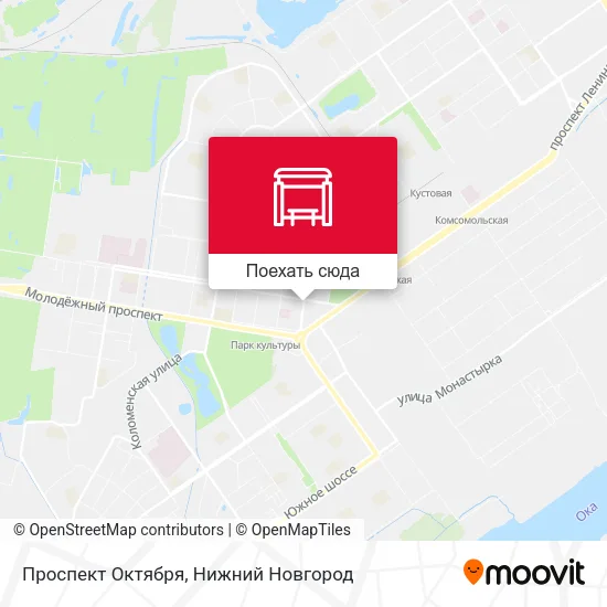 Карта Проспект Октября