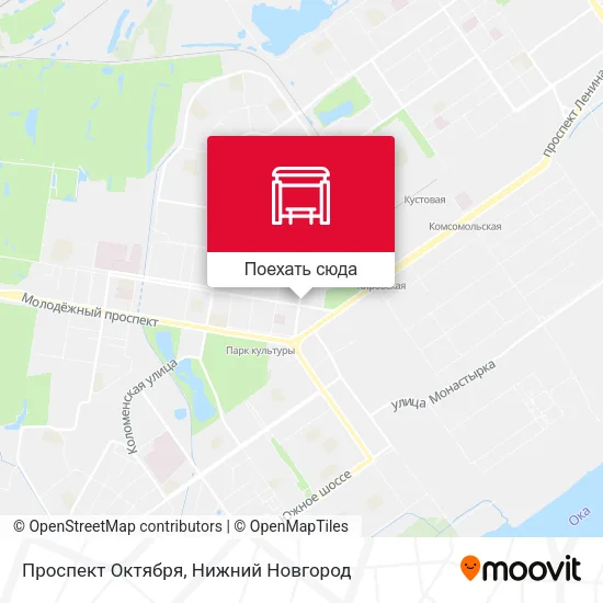 Карта Проспект Октября