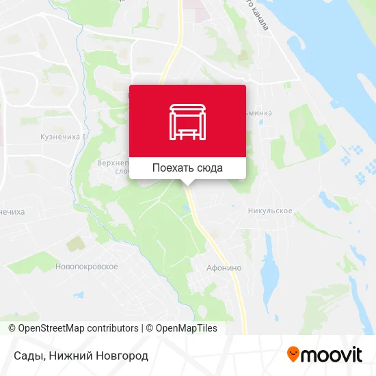 Карта Сады