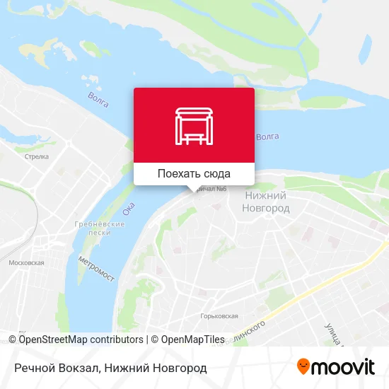 Карта Речной Вокзал