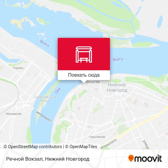 Карта Речной Вокзал