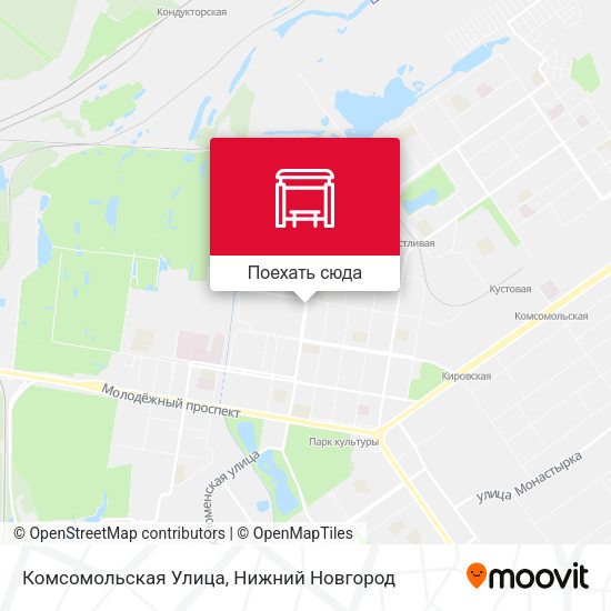 Карта Комсомольская Улица