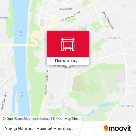 Карта Улица Нартова