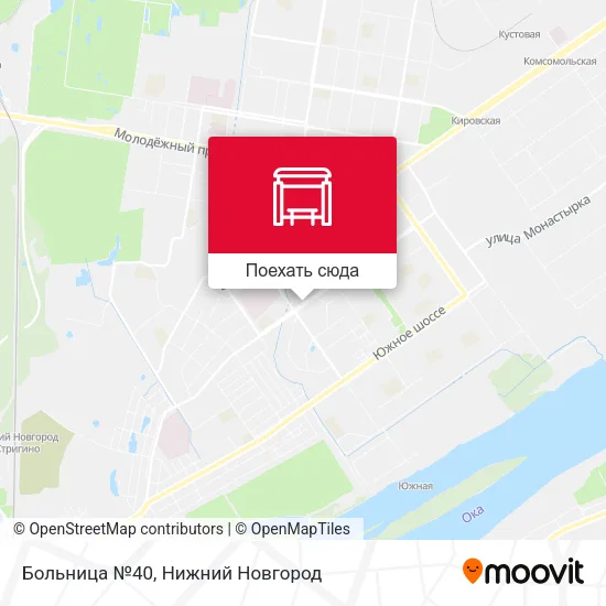 Карта Больница №40