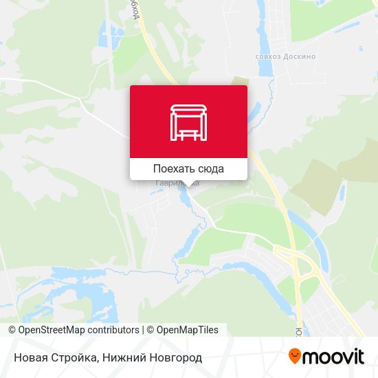 Карта Новая Стройка