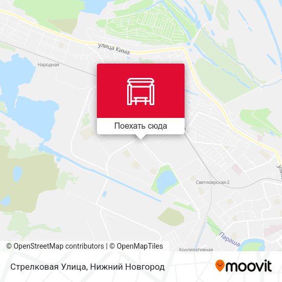 Карта Стрелковая Улица