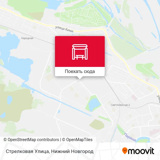 Карта Стрелковая Улица