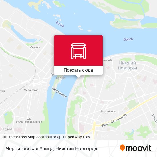 Карта Черниговская Улица