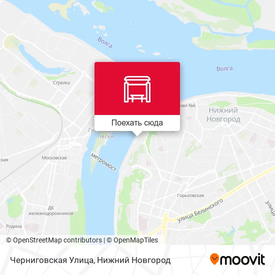 Карта Черниговская Улица