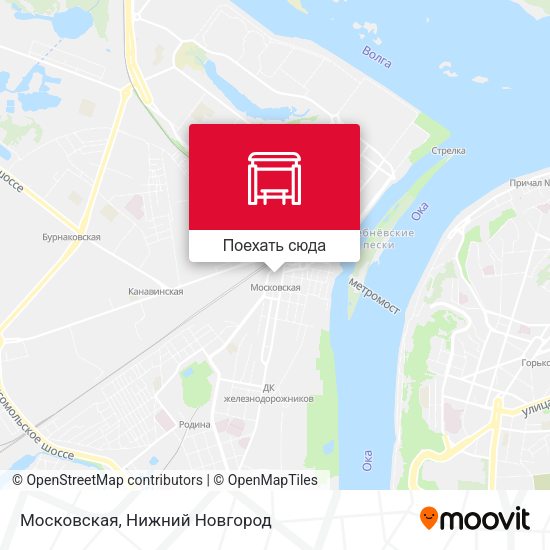 Карта Московская