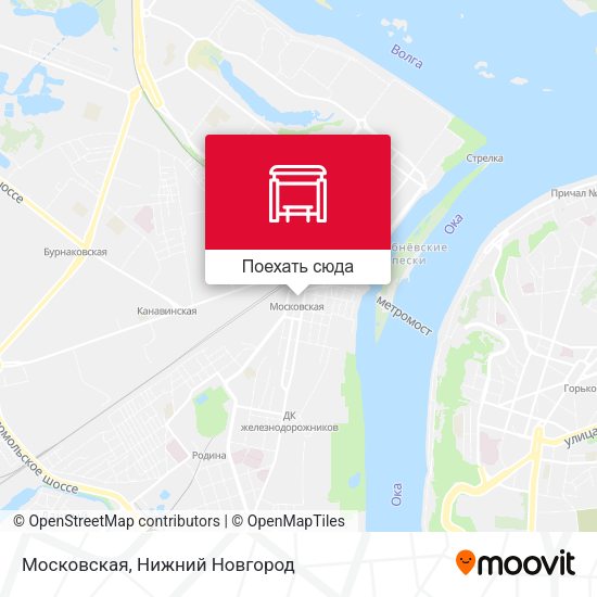 Карта Московская