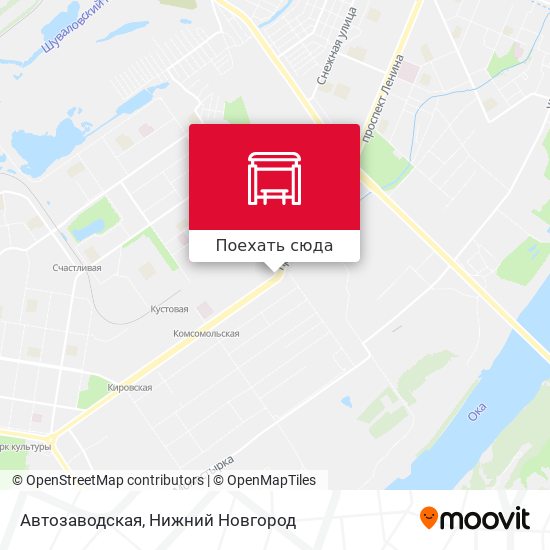 Карта Автозаводская