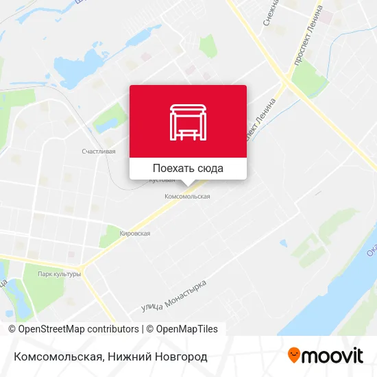 Карта Комсомольская