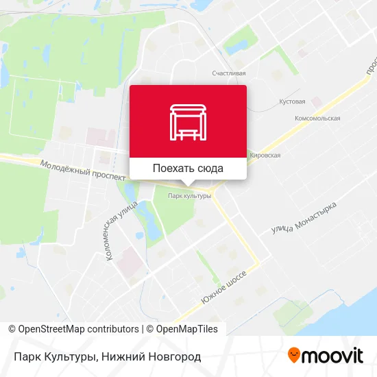 Карта Парк Культуры