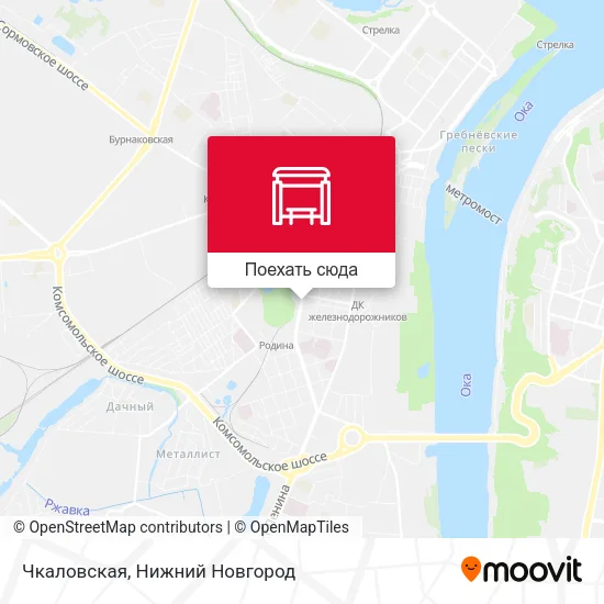 Карта Чкаловская
