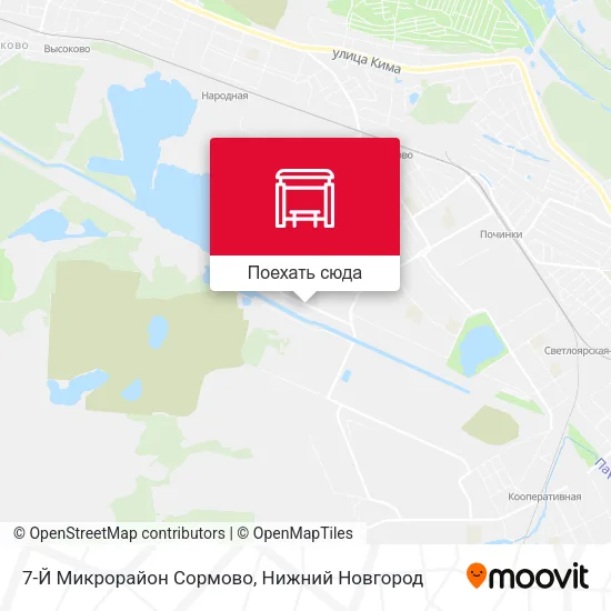 Карта 7-Й Микрорайон Сормово