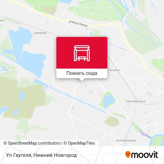 Карта Ул.Гаугеля