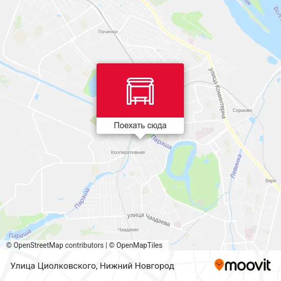 Карта Улица Циолковского