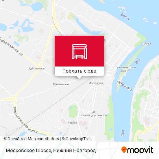 Карта Московское Шоссе