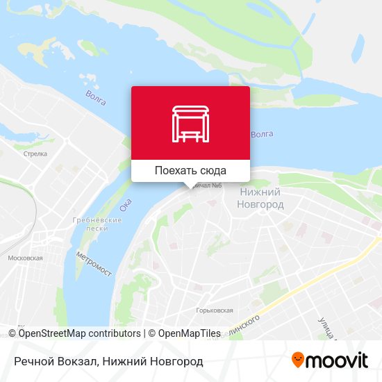 Карта Речной Вокзал