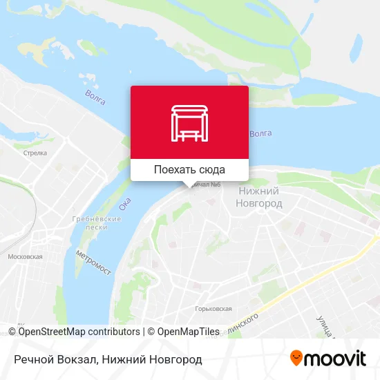 Карта Речной Вокзал