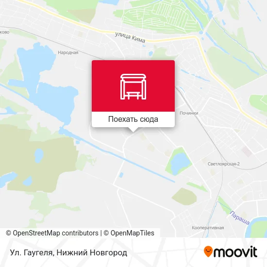 Карта Ул. Гаугеля