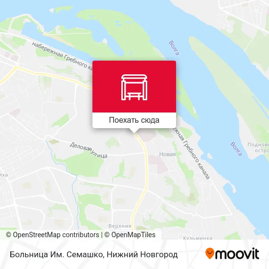 Карта Больница Им. Семашко