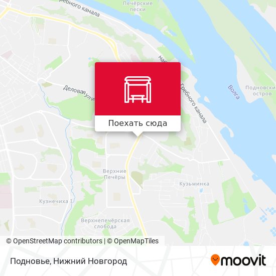 Карта Подновье