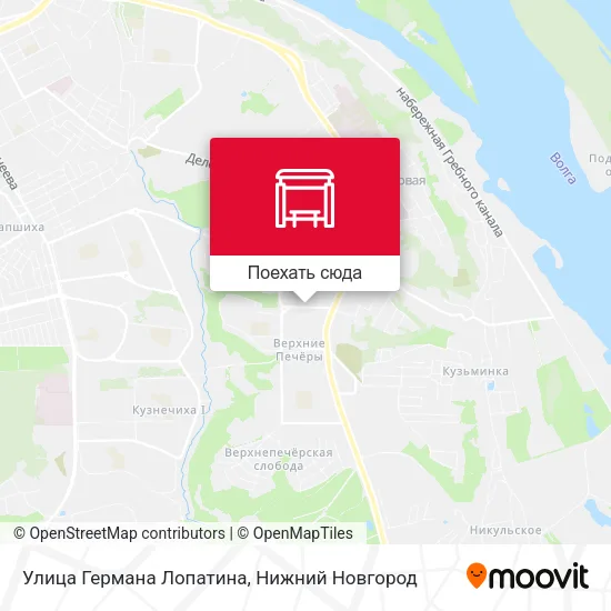 Карта Улица Германа Лопатина