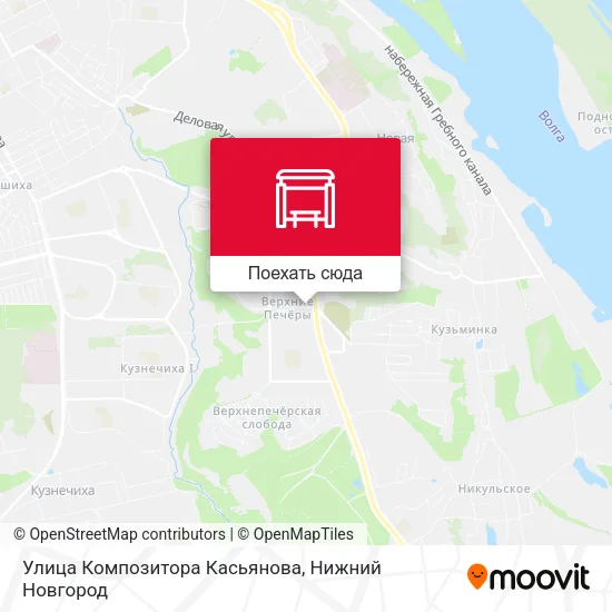 Карта Улица Композитора Касьянова