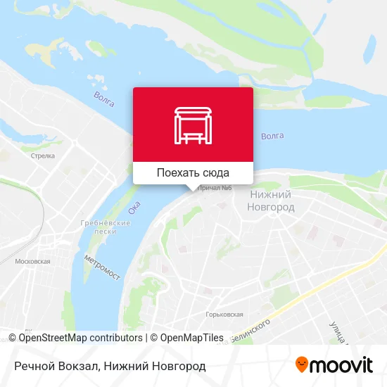 Карта Речной Вокзал