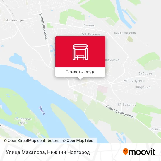 Карта Улица Махалова