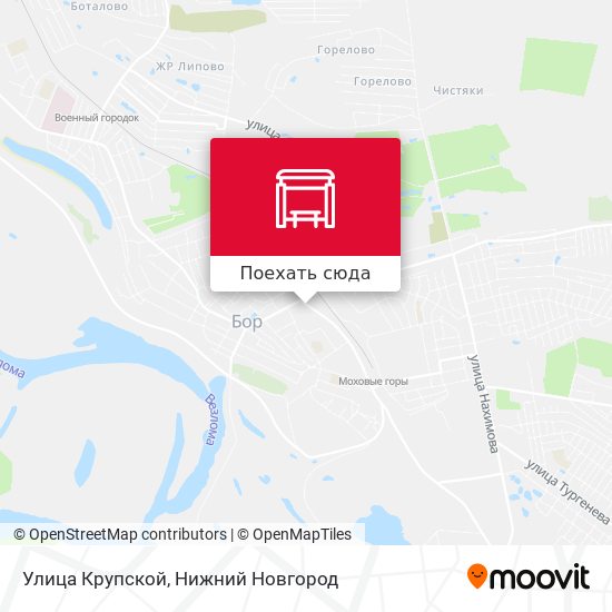 Карта Улица Крупской
