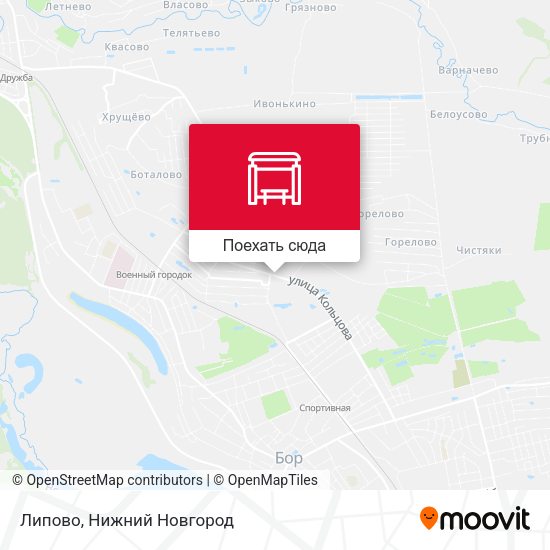 Карта Липово
