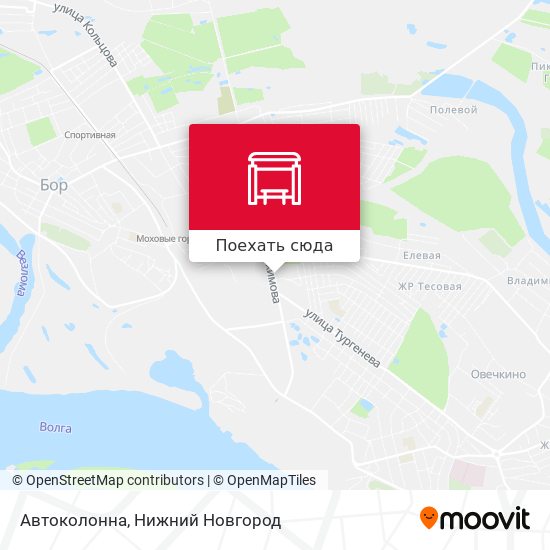 Карта Автоколонна