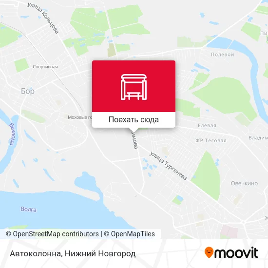 Карта Автоколонна