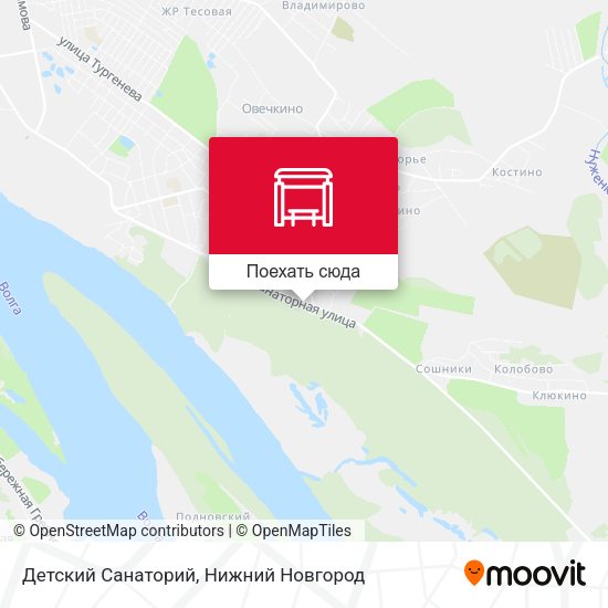 Карта Детский Санаторий