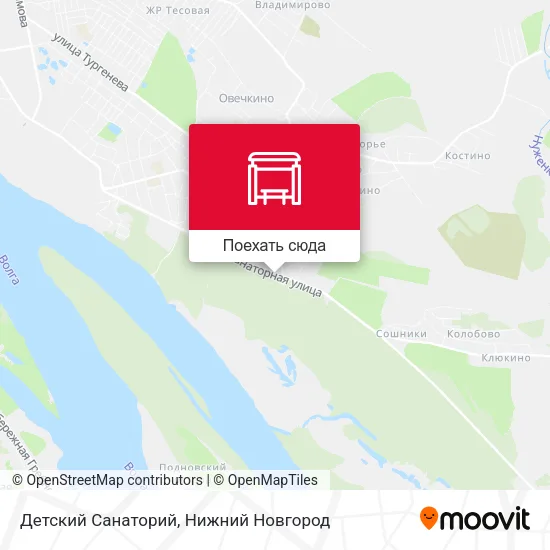 Карта Детский Санаторий