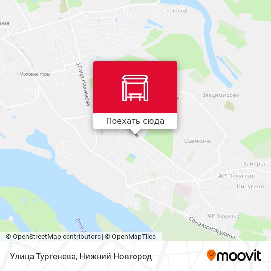 Карта Улица Тургенева