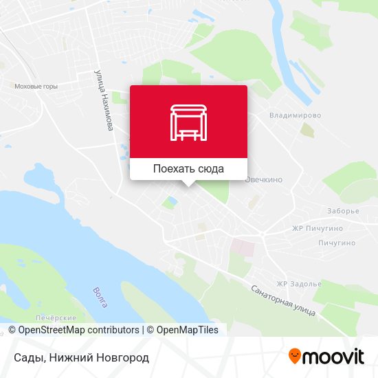 Карта Сады