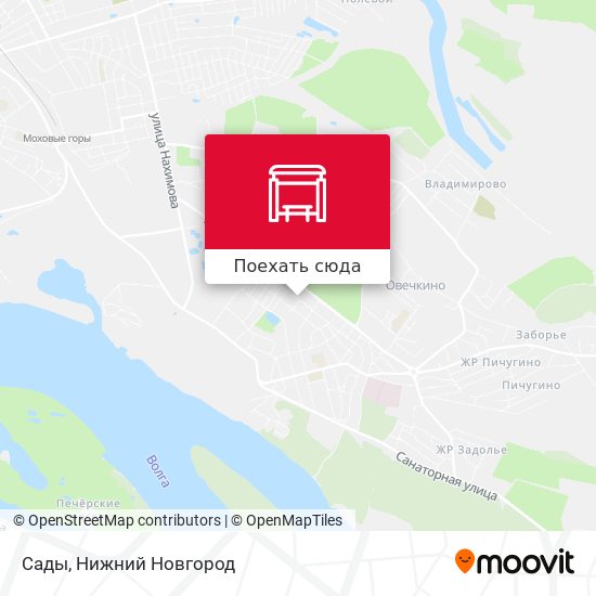 Карта Сады