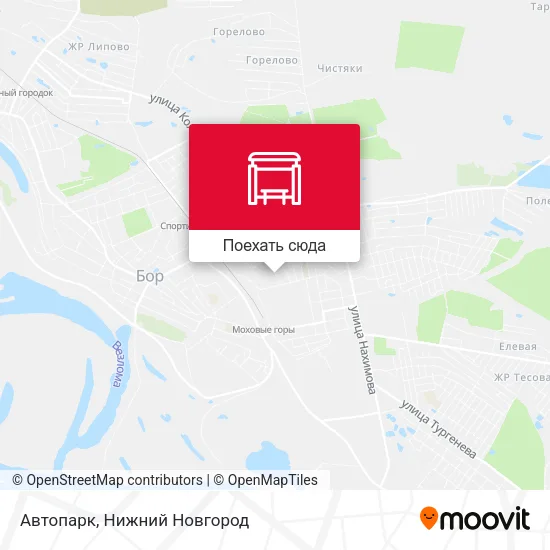 Карта Автопарк