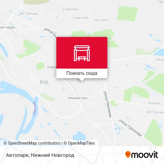 Карта Автопарк