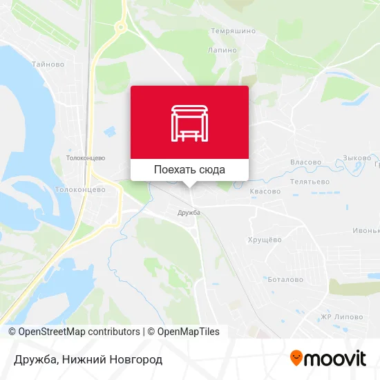 Карта Дружба