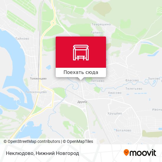 Карта Неклюдово