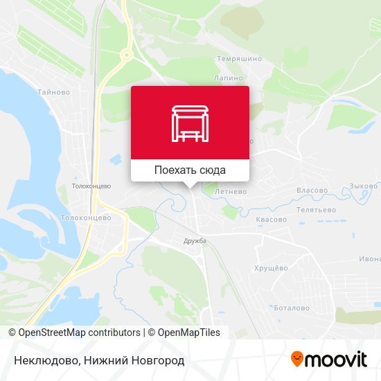 Карта Неклюдово