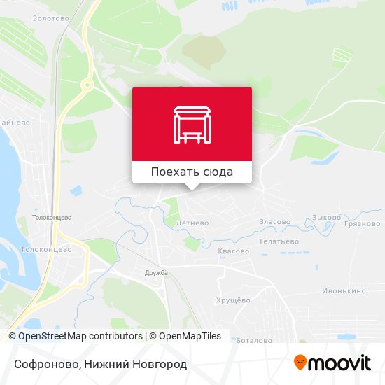 Карта Софроново
