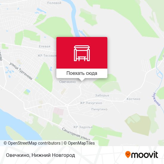 Карта Овечкино