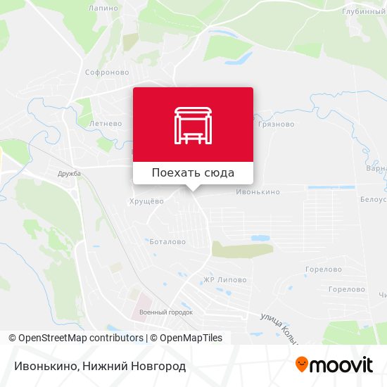 Карта Ивонькино